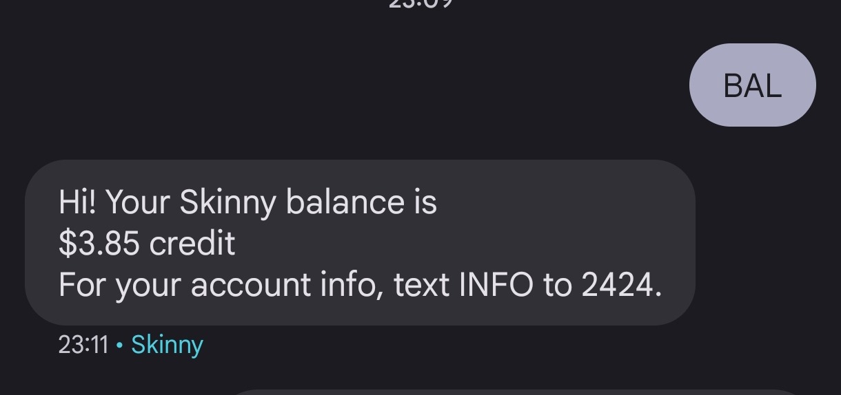 发送 BAL 查询账户余额