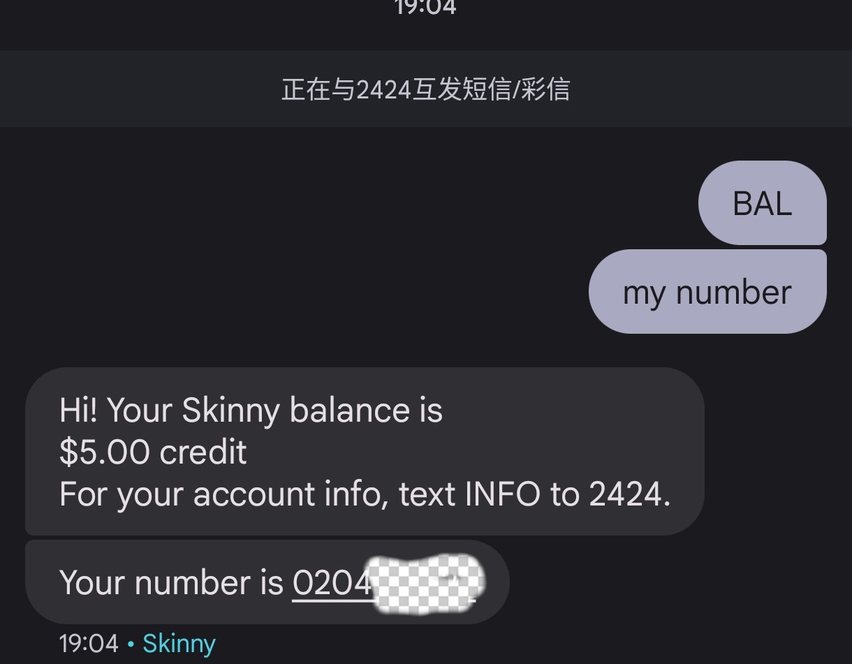 通过 2424 测试 Skinny 短信功能